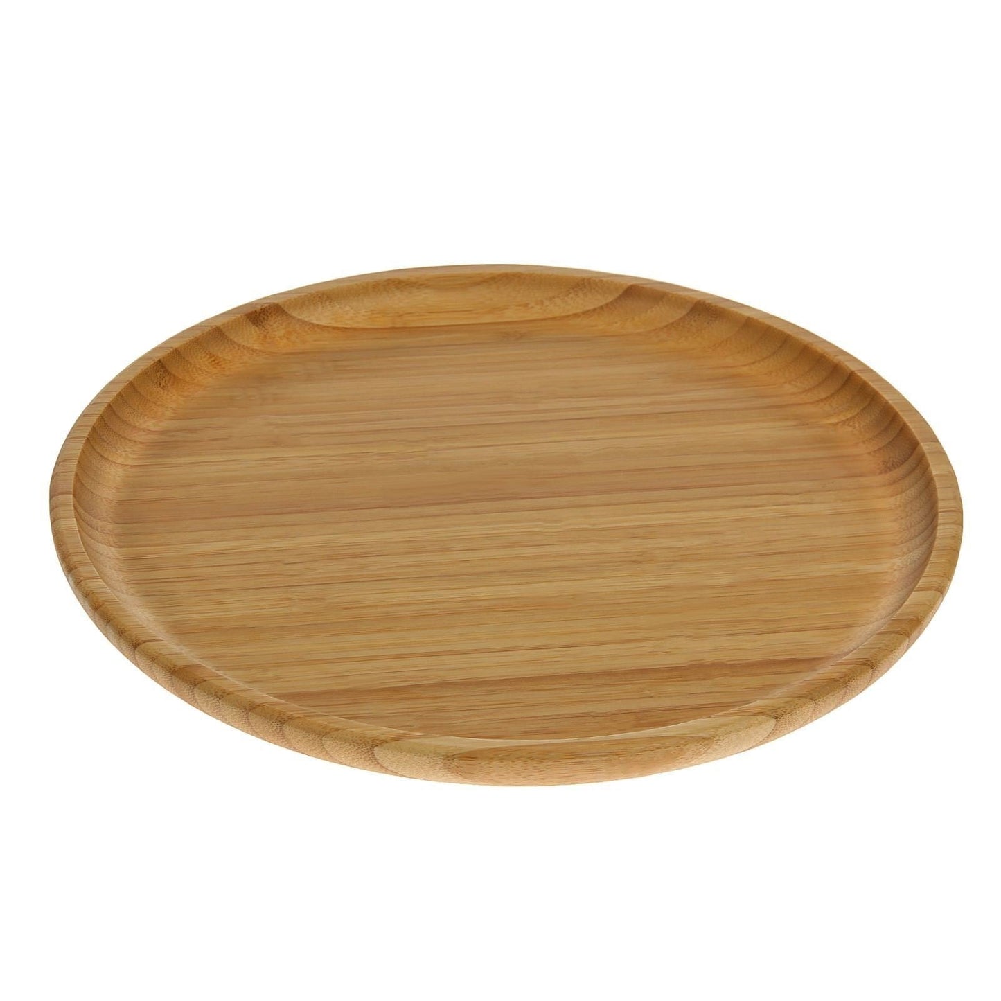 Bamboo Round Platter 14" inch | For pizza / Barbecue / Steak-2